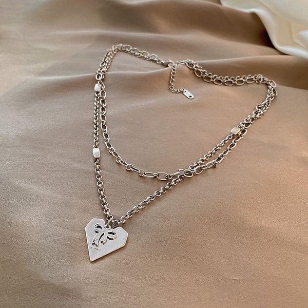 925 jewelry necklaces pendants fashionable simple titanium steel necklace love clover gold man chain saturn luxury chains designer pendant n, Silver
925 jewelry necklaces pendants fashionable simple titanium steel necklace love clover gold man chain saturn luxury chains designer pendant n, Silver
