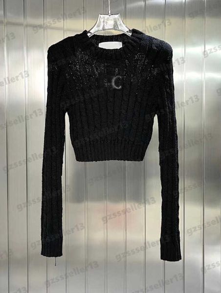 sweaters women designer classic chest leather logo badge womens sweater fashion brand acrylic-blend cropped knitted sweater 0912, White;black
sweaters women designer classic chest leather logo badge womens sweater fashion brand acrylic-blend cropped knitted sweater 0912, White;black