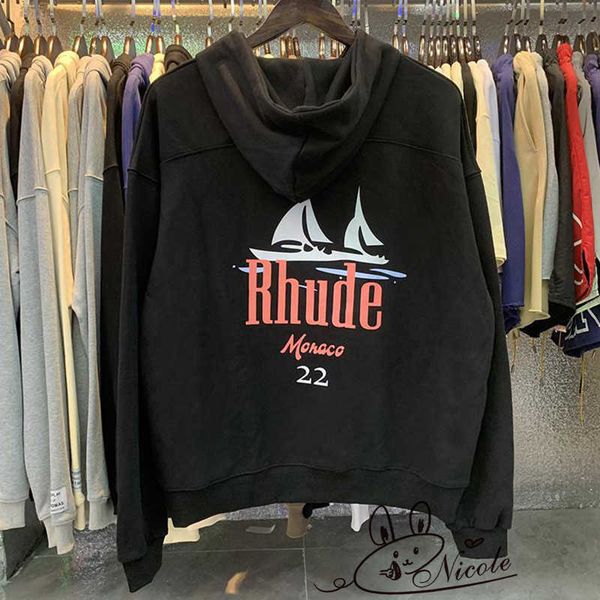 mens and womens hoodie rhudessweatshirt autumn designer hoodies pullover sweatshirts manaco sailboat letter print cotton hoodie pullover, Black
mens and womens hoodie rhudessweatshirt autumn designer hoodies pullover sweatshirts manaco sailboat letter print cotton hoodie pullover, Black