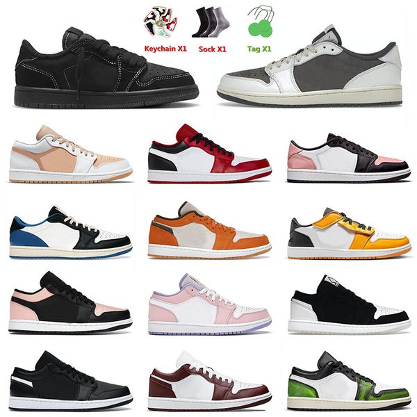 1 1s low men basketball shoes ts x reverse mocha tropical twist white tan pollen black toe cal mens women jumpman sneakers size 36-46, White;red
1 1s low men basketball shoes ts x reverse mocha tropical twist white tan pollen black toe cal mens women jumpman sneakers size 36-46, White;red