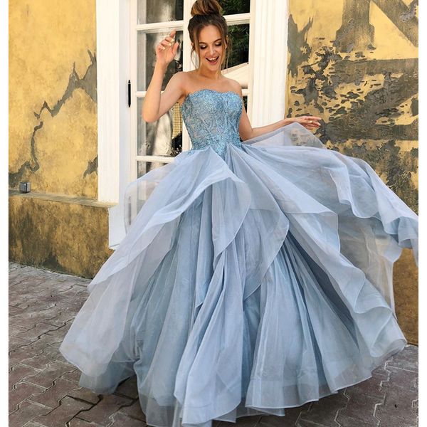 ruffles quinceanera dresses ball gowns applique sequins strapless lace-up tulle tiered prom dress sweet 16 dress graduation, Blue;red
ruffles quinceanera dresses ball gowns applique sequins strapless lace-up tulle tiered prom dress sweet 16 dress graduation, Blue;red