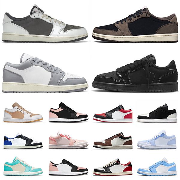 new jumpman 1 1s low basketball shoes for men women designer ts x reverse mocha fragment black phantom bleached coral sports sneakers traine
new jumpman 1 1s low basketball shoes for men women designer ts x reverse mocha fragment black phantom bleached coral sports sneakers traine
