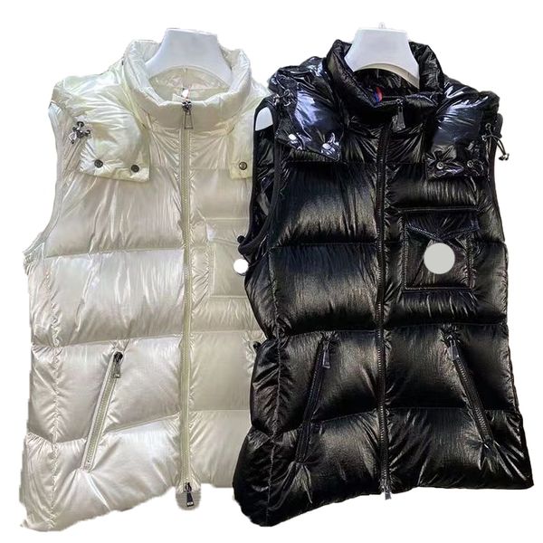 designer mens vests down short hooded women's sleeveless autumn and winter casual jacket couples warm waistcoat, Black;white
designer mens vests down short hooded women's sleeveless autumn and winter casual jacket couples warm waistcoat, Black;white