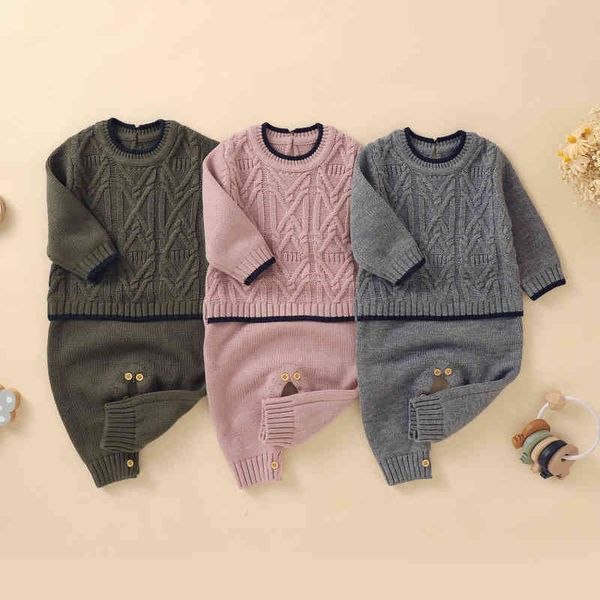 rompers baby boys girls cotton knitted sweater jumpsuit solid color long sleeves clothes spring autumn toddler baby romper j220922, Blue
rompers baby boys girls cotton knitted sweater jumpsuit solid color long sleeves clothes spring autumn toddler baby romper j220922, Blue