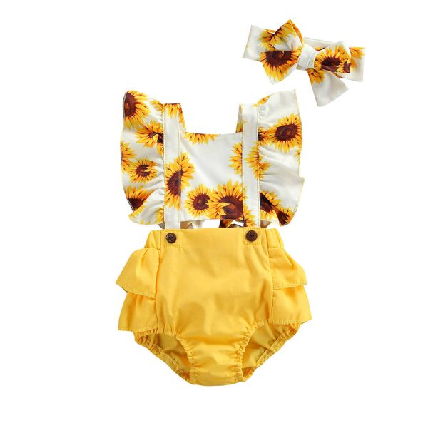 rompers fashion newborn baby girl ruffles sunflower print romper cotton sunsuit sleeveless jumpsuit headband outfits clothing 024m j220922, Blue
rompers fashion newborn baby girl ruffles sunflower print romper cotton sunsuit sleeveless jumpsuit headband outfits clothing 024m j220922, Blue