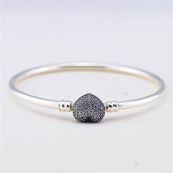 bangles jewelry 925 sterling silver bangle with heart-shaped clasp and clear cz bracelets bangles for women fashion fine jewelry w265v, White
bangles jewelry 925 sterling silver bangle with heart-shaped clasp and clear cz bracelets bangles for women fashion fine jewelry w265v, White