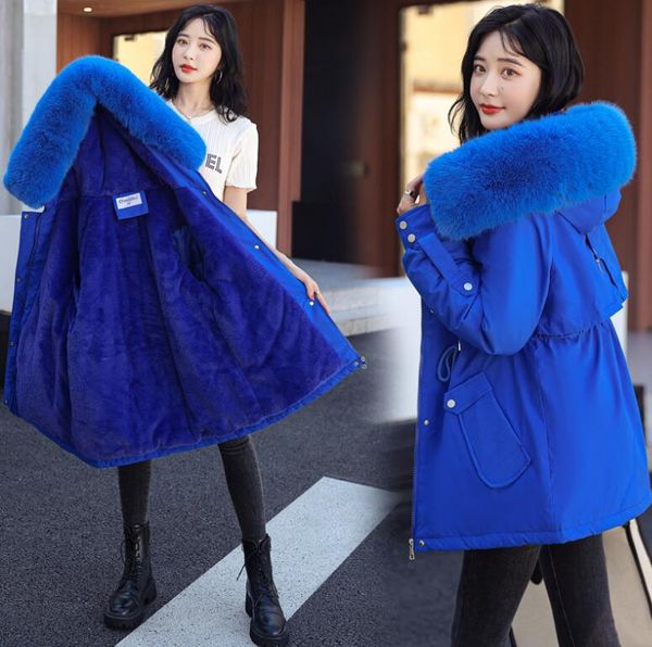 2022 new winter jacket women parkas warm casual parka clothes long jackets hooded parka female fur lining thick mujer coat, Black
2022 new winter jacket women parkas warm casual parka clothes long jackets hooded parka female fur lining thick mujer coat, Black