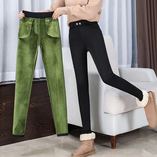 women's pants capris rimocy high waist thicken plush women winter slim warm skinny woman casual black super elastic leggings female 220, Black;white
women's pants capris rimocy high waist thicken plush women winter slim warm skinny woman casual black super elastic leggings female 220, Black;white