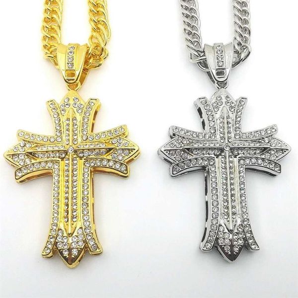 hip hop cross diamonds pendant necklaces for men golden and silver religious luxury necklace stainless steel cuban chain christian312w
hip hop cross diamonds pendant necklaces for men golden and silver religious luxury necklace stainless steel cuban chain christian312w