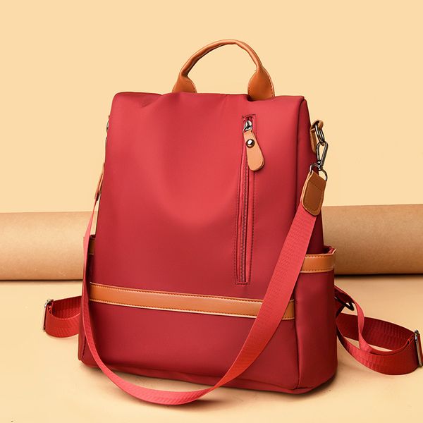 women's bag new fashion anti-splash backpack simple trendy large-capacity backpack student school
women's bag new fashion anti-splash backpack simple trendy large-capacity backpack student school