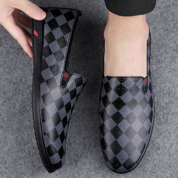 fashion leather shoes designer latest style comfortable plaid anti-skid soft sole durable lightweight breathable classic trend, Red;white
fashion leather shoes designer latest style comfortable plaid anti-skid soft sole durable lightweight breathable classic trend, Red;white