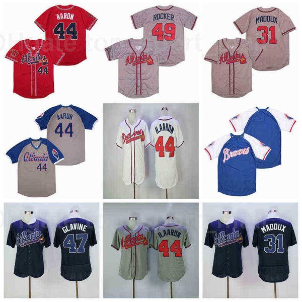 retror 1974 1999 vintage baseball 49 john rocker jersey 44 hank aaron 47 glavine pullover retire stitched navy blue grey white red team, Blue;black
retror 1974 1999 vintage baseball 49 john rocker jersey 44 hank aaron 47 glavine pullover retire stitched navy blue grey white red team, Blue;black