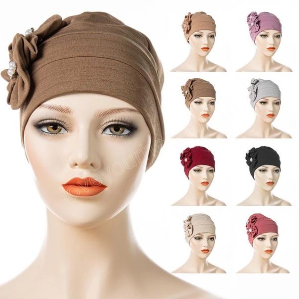 flowers pearl pleated beanies hats fashion muslim women wrapped turban cap party headwear simple femme hair loss chemo bonnet, Blue;gray
flowers pearl pleated beanies hats fashion muslim women wrapped turban cap party headwear simple femme hair loss chemo bonnet, Blue;gray