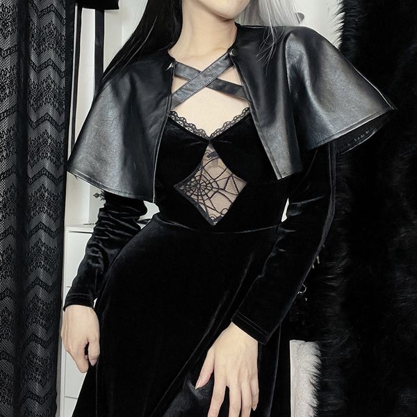 women's jackets solid color pu piece suit dark punk style leather bump shawl lady, Black;brown
women's jackets solid color pu piece suit dark punk style leather bump shawl lady, Black;brown
