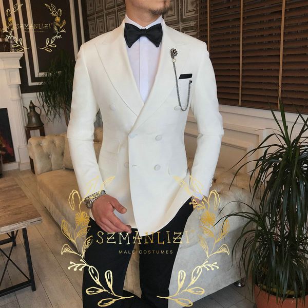 2023 tailored made ivory double breasted mens suits blazer pants 2 piece set formal groom suit casual business wedding groomsmen tuxedo, Black;gray
2023 tailored made ivory double breasted mens suits blazer pants 2 piece set formal groom suit casual business wedding groomsmen tuxedo, Black;gray