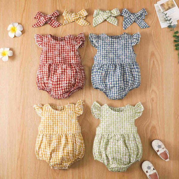 rompers baby girl rompers for 018m sleeveless romper flower print jumpsuits headband new fashion cotton newborn baby girl clothing j220922, Blue
rompers baby girl rompers for 018m sleeveless romper flower print jumpsuits headband new fashion cotton newborn baby girl clothing j220922, Blue