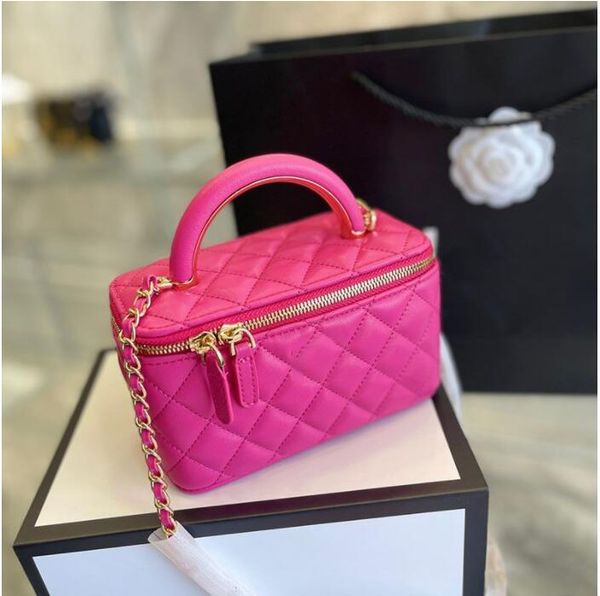 22p black fuchsia vanity box with chain bags mirror classic quilted ghw cosmetic case shoulder cosmetic
22p black fuchsia vanity box with chain bags mirror classic quilted ghw cosmetic case shoulder cosmetic