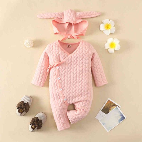 rompers newborn baby girls winter solid color long sleeve jumpsuit playsuit cotton knitted clothes baby romper with hats j220922, Blue
rompers newborn baby girls winter solid color long sleeve jumpsuit playsuit cotton knitted clothes baby romper with hats j220922, Blue