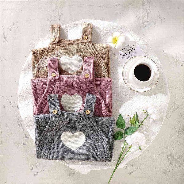 rompers infant baby girls boys romper heart pattern sleeveless strap cotton knit jumpsuit newborn casual spring autumn clothes j220922, Blue
rompers infant baby girls boys romper heart pattern sleeveless strap cotton knit jumpsuit newborn casual spring autumn clothes j220922, Blue