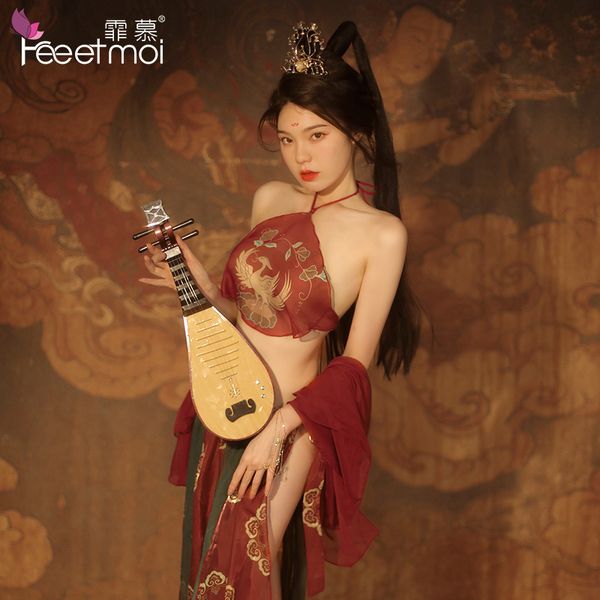yarn chinese flying exotic suit chiffon side slit long skirt embroidered red bellyband retro high-end lingerie cosplay, Black;white
yarn chinese flying exotic suit chiffon side slit long skirt embroidered red bellyband retro high-end lingerie cosplay, Black;white