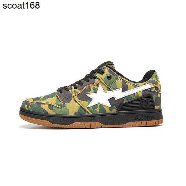 dress shoes designer apes goose co branded camouflage star sta trend low contrast meteor new men women shoes, Black
dress shoes designer apes goose co branded camouflage star sta trend low contrast meteor new men women shoes, Black
