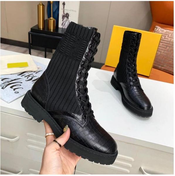 autumn winter socks heeled heel boots fashion knitted elastic boot designer alphabetic women shoes lady letter thick high heels large size 3, Black
autumn winter socks heeled heel boots fashion knitted elastic boot designer alphabetic women shoes lady letter thick high heels large size 3, Black