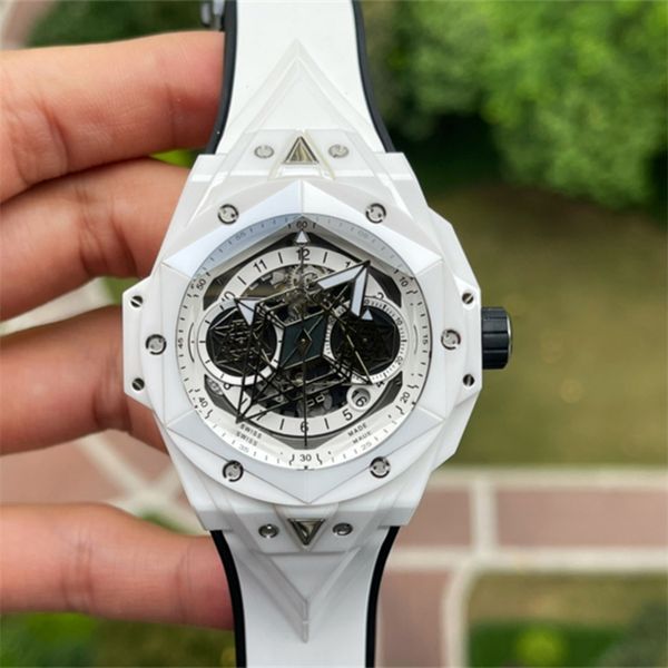rs montre de luxe mens watches 1240 automatic chain winding movement color ceramic case solid geometry figure luxury watch wristwatches 50m, Slivery;brown
rs montre de luxe mens watches 1240 automatic chain winding movement color ceramic case solid geometry figure luxury watch wristwatches 50m, Slivery;brown