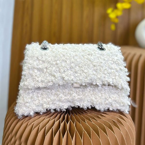 silver letter wool handbags chain handbag crossbody bag lamb hair leather flip wallet interior zip pocket gold hardware fashion letter quali
silver letter wool handbags chain handbag crossbody bag lamb hair leather flip wallet interior zip pocket gold hardware fashion letter quali