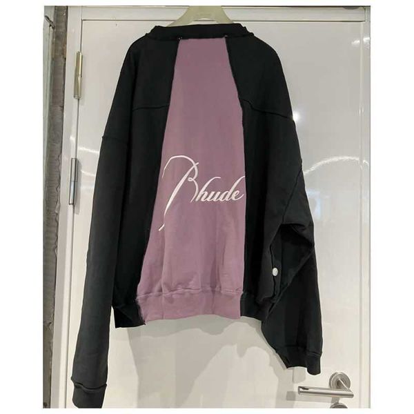 designer hoodie rhudes warm hooded hoodies sweater suit mens womens high tailoring stitching embroidery loose casual male female round neck, Black
designer hoodie rhudes warm hooded hoodies sweater suit mens womens high tailoring stitching embroidery loose casual male female round neck, Black