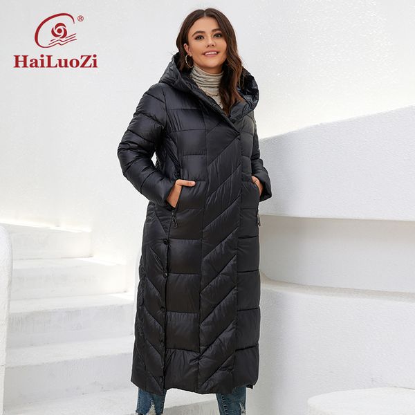 women s plus size outerwear coats hailuozi winter jackets mid length thick hood warm zipper belt classic casual women coat parkas 6037 22092, Black
women s plus size outerwear coats hailuozi winter jackets mid length thick hood warm zipper belt classic casual women coat parkas 6037 22092, Black