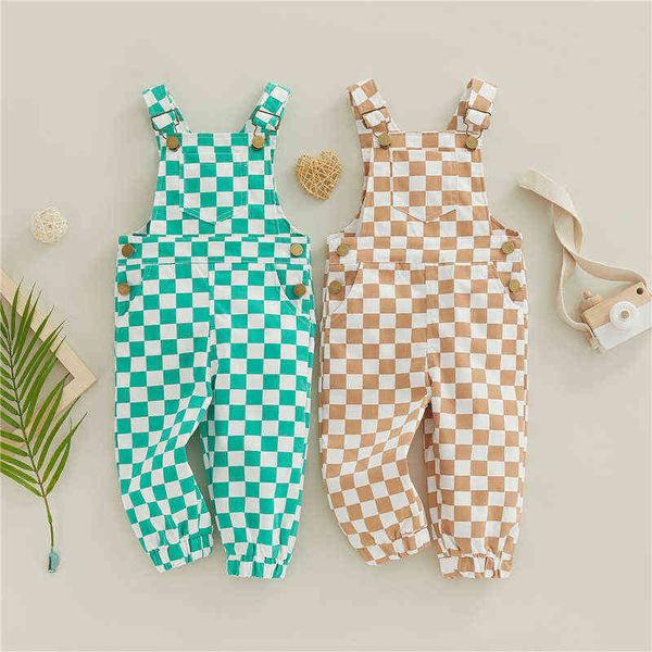 rompers toddler kids girls boys children jumpsuits dambord plaid sleeveless bib rompers summer bags bandages pants jumpsuits j220922, Blue
rompers toddler kids girls boys children jumpsuits dambord plaid sleeveless bib rompers summer bags bandages pants jumpsuits j220922, Blue