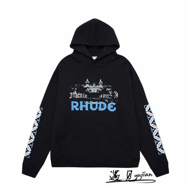 mens and womens hoodie rhudessweatshirt autumn designer hoodies pullover sweatshirts autumn and winter alphabet print castle prix pattern, Black
mens and womens hoodie rhudessweatshirt autumn designer hoodies pullover sweatshirts autumn and winter alphabet print castle prix pattern, Black