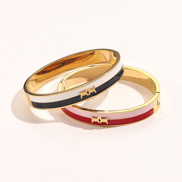bangles designer bangle luxury charm bracelets women pendant gold black red letter jewelry plated stainless steel wristband cuff fashion, Silver
bangles designer bangle luxury charm bracelets women pendant gold black red letter jewelry plated stainless steel wristband cuff fashion, Silver