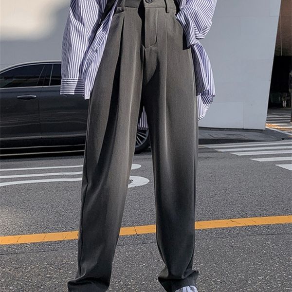 women's pants capris nijiuding women suit pants spring office lady long trousers autumn solid loose high waist pant vestodo female pant, Black;white
women's pants capris nijiuding women suit pants spring office lady long trousers autumn solid loose high waist pant vestodo female pant, Black;white