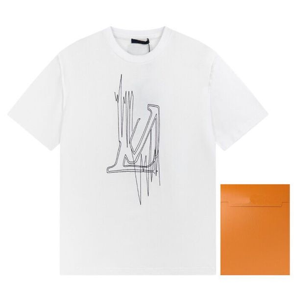 2023ss spring and summer trend fashion short-sleeved t-shirt jacquard loose casual women's men's black white g4s332, Black;brown
2023ss spring and summer trend fashion short-sleeved t-shirt jacquard loose casual women's men's black white g4s332, Black;brown