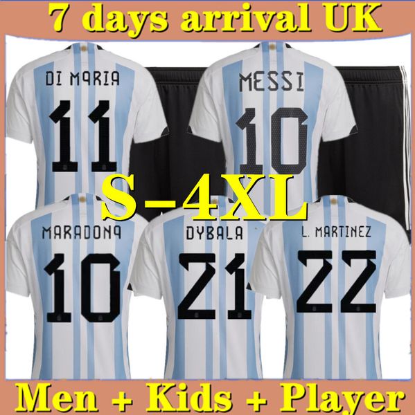 world cup s-4xl soccer jerseys 2022 dybala aguero maradona di maria messis 2022-23 fans player version men kids kit sets uniforms, Black;yellow 
world cup s-4xl soccer jerseys 2022 dybala aguero maradona di maria messis 2022-23 fans player version men kids kit sets uniforms, Black;yellow
