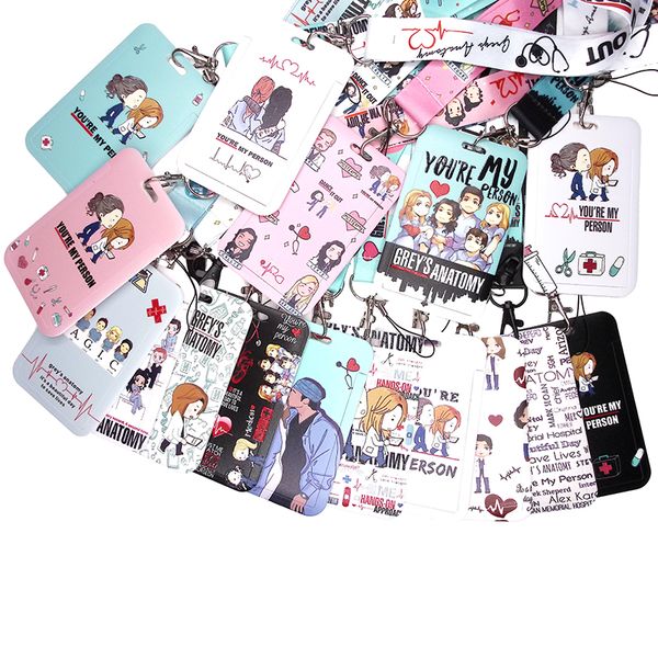 grey's anatomy cartoon credential holder keychains neck lanyard for pass card anime credit card holder keychain straps wholesale, Silver
grey's anatomy cartoon credential holder keychains neck lanyard for pass card anime credit card holder keychain straps wholesale, Silver