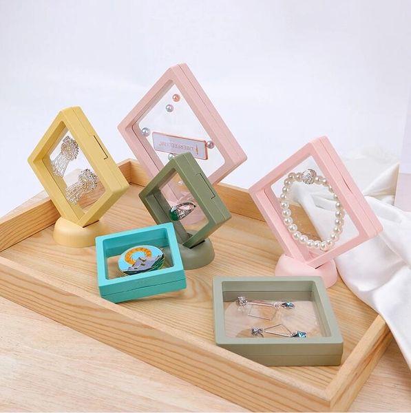 pe film jewelry storage box 3d transparent floating ring case earring necklace bracelet display holder dustproof exhibition ornament packagi, Black;white
pe film jewelry storage box 3d transparent floating ring case earring necklace bracelet display holder dustproof exhibition ornament packagi, Black;white