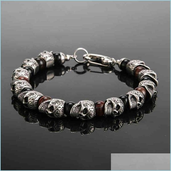 charm bracelets new beads bracelet 2021 stainls steel skl natural stone beaded drop delivery jewelry bracelets dayupshop dhbal, Golden;silver
charm bracelets new beads bracelet 2021 stainls steel skl natural stone beaded drop delivery jewelry bracelets dayupshop dhbal, Golden;silver