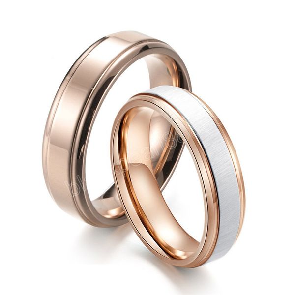 rose gold color stainless steel ring couple wedding rings jewelry for men women anniversary gifts, Silver
rose gold color stainless steel ring couple wedding rings jewelry for men women anniversary gifts, Silver
