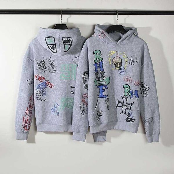 designer hoodie rhudes warm hooded hoodies sweater suit mens womens doodle hoodie hand painted graffiti pullover high hoodies trend loose, Black
designer hoodie rhudes warm hooded hoodies sweater suit mens womens doodle hoodie hand painted graffiti pullover high hoodies trend loose, Black