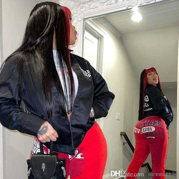 retail 2022 fall designer women jackets letter printed short coat streetwear zipper, Black;brown
retail 2022 fall designer women jackets letter printed short coat streetwear zipper, Black;brown