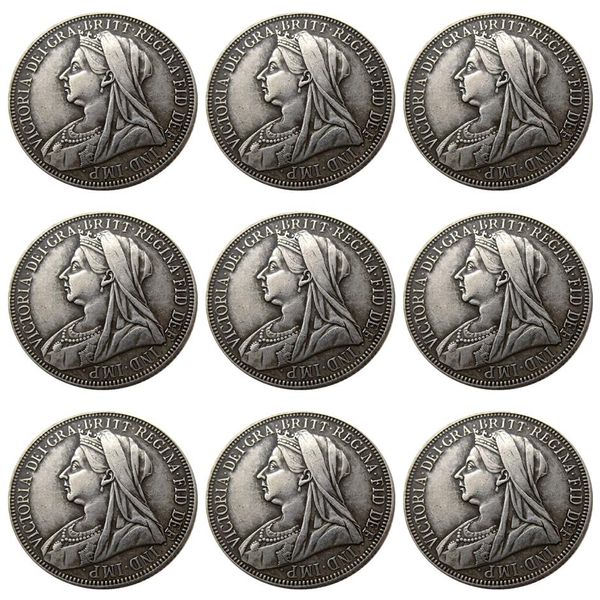 full set 1893-1901 9pcs craft queen victoria great britain silver 1 florin silver plated copy coins metal dies manufacturing259w
full set 1893-1901 9pcs craft queen victoria great britain silver 1 florin silver plated copy coins metal dies manufacturing259w