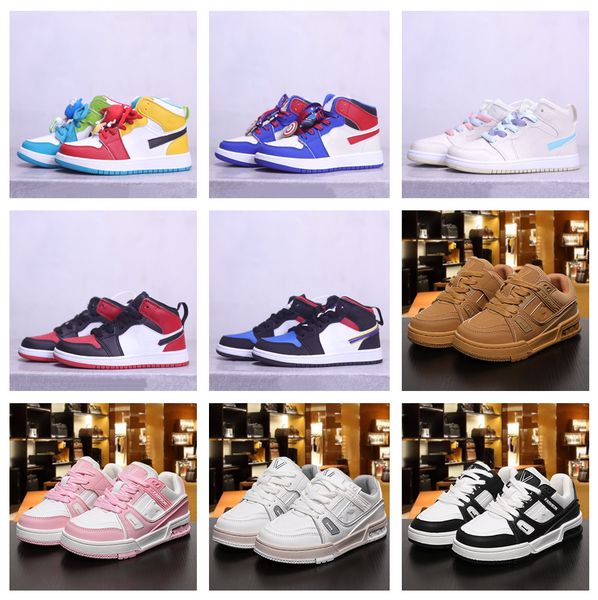 jump man 1 1s kids basketball shoes paint drip light smoke grey pink quartz shadow lucky green boys girls toddler outdoor sneakers size, Black
jump man 1 1s kids basketball shoes paint drip light smoke grey pink quartz shadow lucky green boys girls toddler outdoor sneakers size, Black