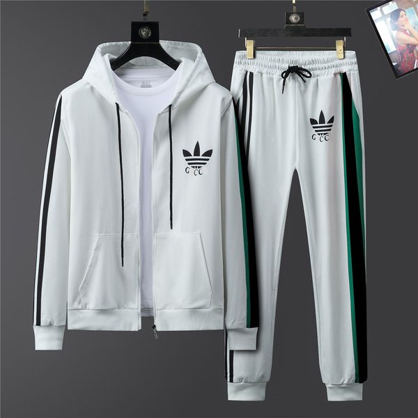 men's tracksuits sportswear designer european and american brands autumn and winter fashion loose zipper collar 2022 new luxury jacket, Gray
men's tracksuits sportswear designer european and american brands autumn and winter fashion loose zipper collar 2022 new luxury jacket, Gray