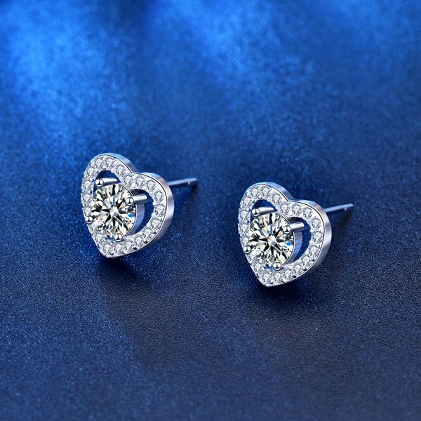 dlz s925 sterling silver sweet heart designer stud earrings for women with shining stone crystal jewelry, Golden;silver
dlz s925 sterling silver sweet heart designer stud earrings for women with shining stone crystal jewelry, Golden;silver
