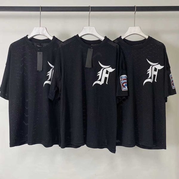 t shirts mens fogss casual fashion mesh embroidery badge short sleeve women's men oversized cotton comfortable sports high street hip h, White;black
t shirts mens fogss casual fashion mesh embroidery badge short sleeve women's men oversized cotton comfortable sports high street hip h, White;black