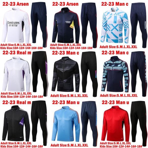 22 23 gunners sancho soccer sets man 2022 2023 men kids haaland tracksuits cities benzema real madrids fernandes de bruyne madrids pepe saka, Black
22 23 gunners sancho soccer sets man 2022 2023 men kids haaland tracksuits cities benzema real madrids fernandes de bruyne madrids pepe saka, Black