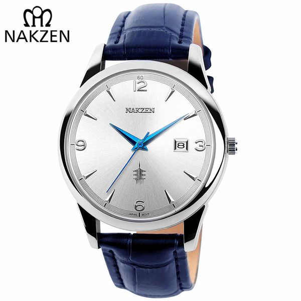 wristwatches nakzen new fashion mens watches stainless steel brand date clock waterproof luxury sports quartz watch men relogio masculino 09, Slivery;brown
wristwatches nakzen new fashion mens watches stainless steel brand date clock waterproof luxury sports quartz watch men relogio masculino 09, Slivery;brown