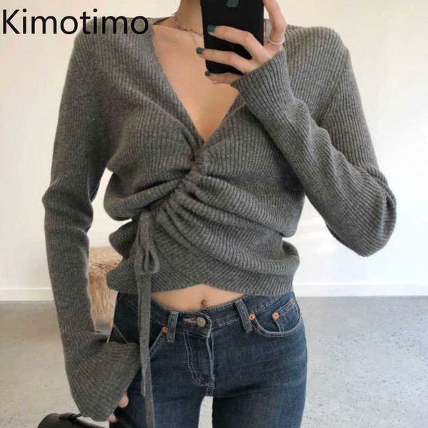 women's sweaters kimotimo design knitted sweater women korean ins vneck irregular drawstring slim crop autumn long sleeves solid sweate, White;black
women's sweaters kimotimo design knitted sweater women korean ins vneck irregular drawstring slim crop autumn long sleeves solid sweate, White;black